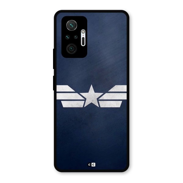 American Shield Metal Back Case for Redmi Note 10 Pro