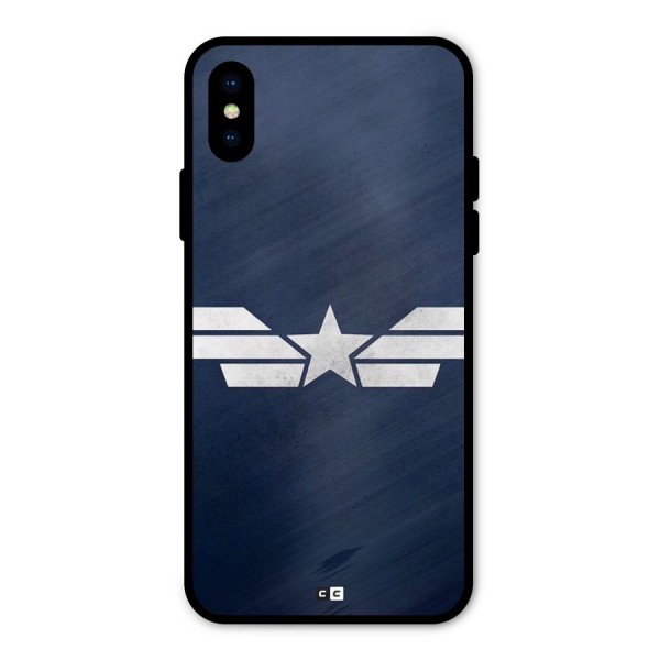 American Shield Metal Back Case for iPhone XS