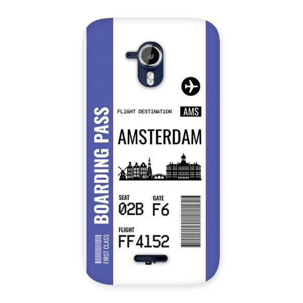 Amsterdam Boarding Pass Back Case for Canvas Magnus A117