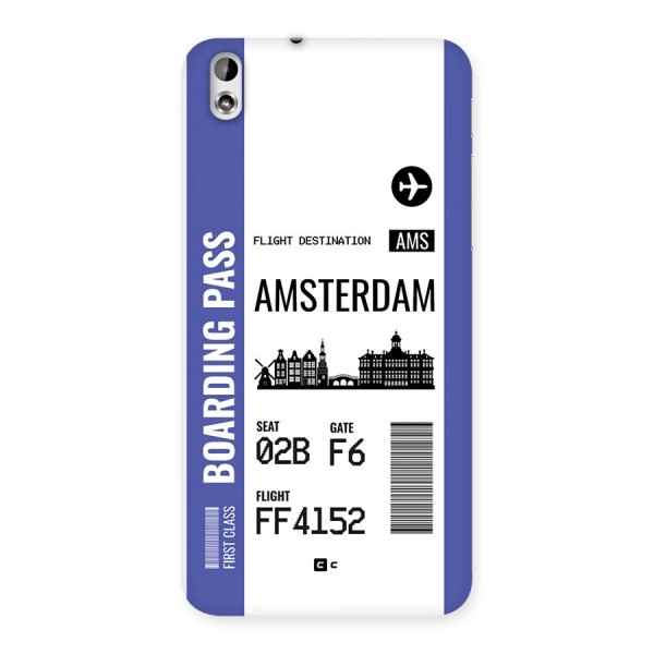 Amsterdam Boarding Pass Back Case for Desire 816