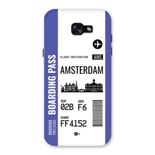 Amsterdam Boarding Pass Back Case for Galaxy A7 (2017)