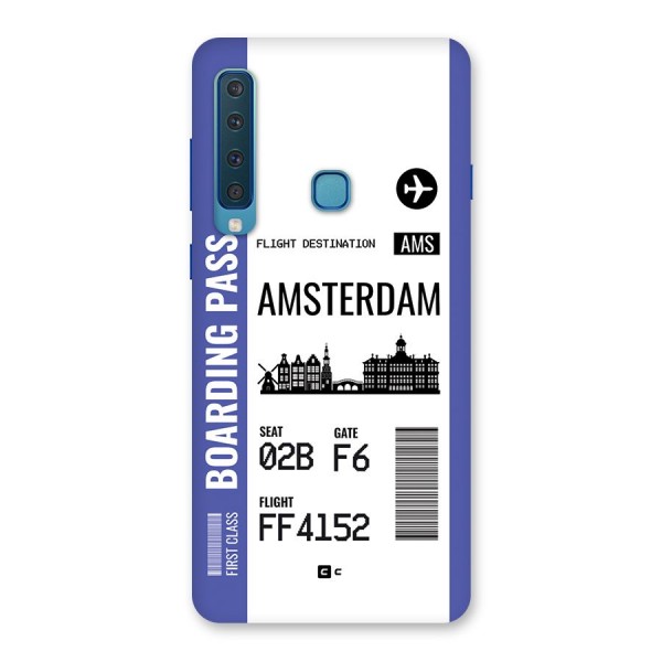 Amsterdam Boarding Pass Back Case for Galaxy A9 (2018)
