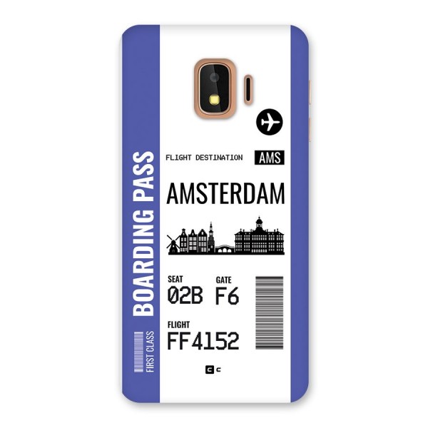 Amsterdam Boarding Pass Back Case for Galaxy J2 Core