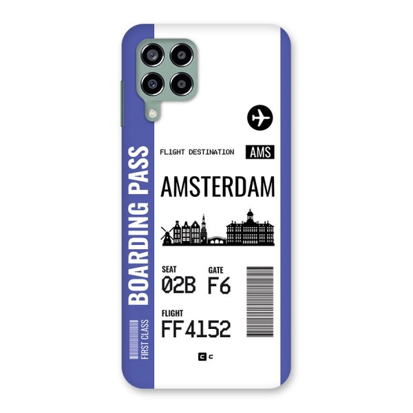 Amsterdam Boarding Pass Back Case for Galaxy M33