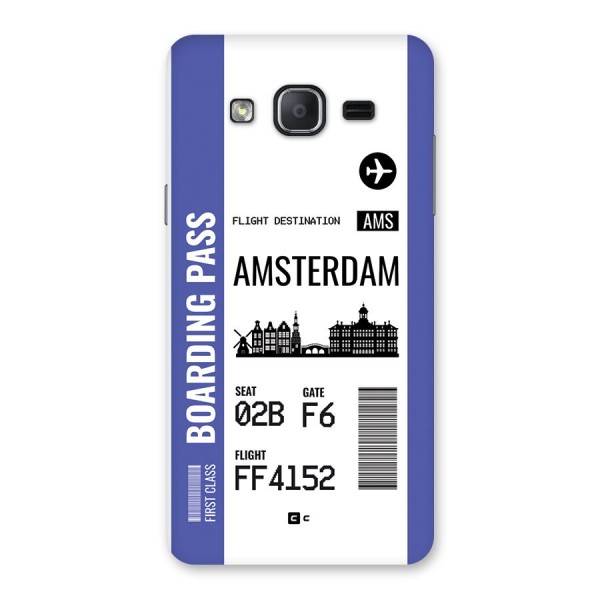 Amsterdam Boarding Pass Back Case for Galaxy On7 2015