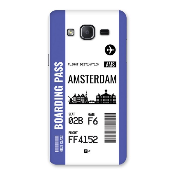 Amsterdam Boarding Pass Back Case for Galaxy On7 Pro