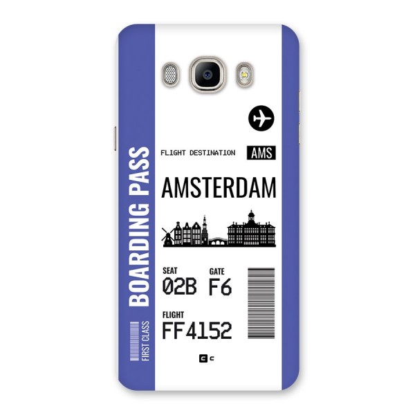 Amsterdam Boarding Pass Back Case for Galaxy On8