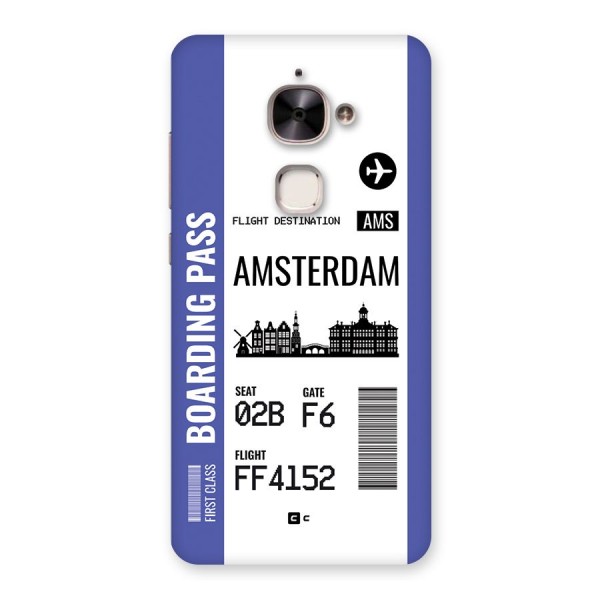 Amsterdam Boarding Pass Back Case for Le 2