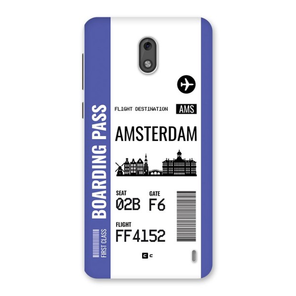 Amsterdam Boarding Pass Back Case for Nokia 2