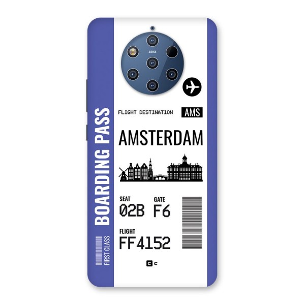 Amsterdam Boarding Pass Back Case for Nokia 9 PureView