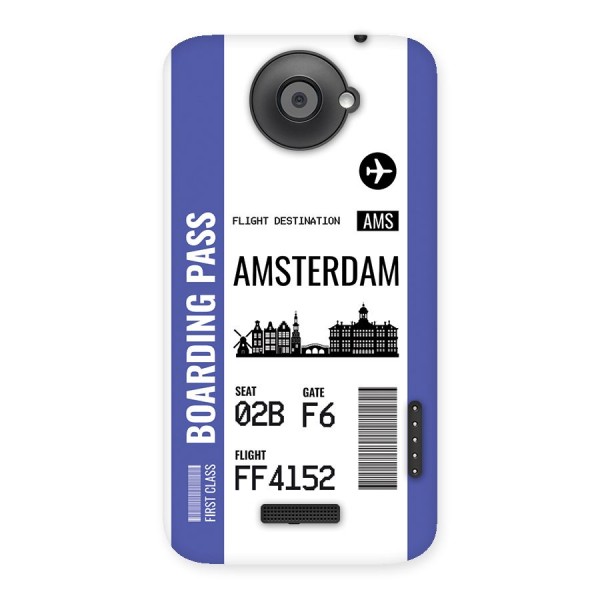 Amsterdam Boarding Pass Back Case for One X