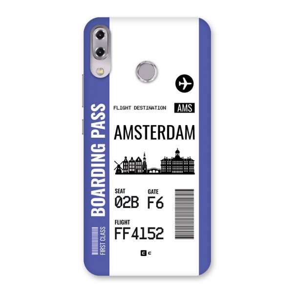 Amsterdam Boarding Pass Back Case for Zenfone 5Z