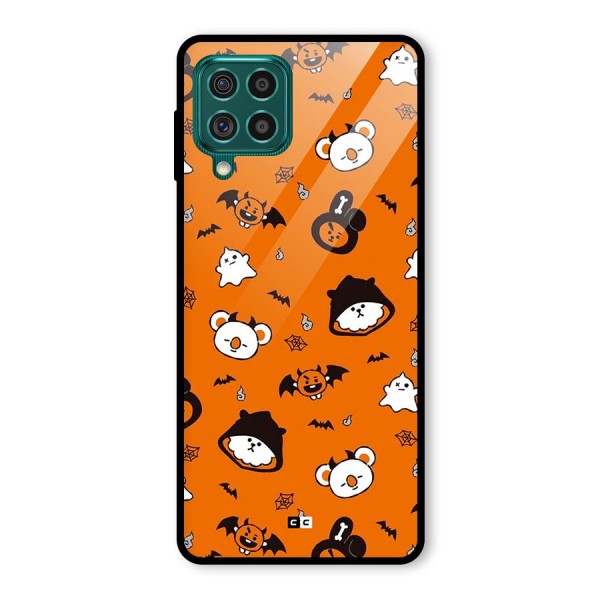 Amuse Halloween Glass Back Case for Galaxy F62