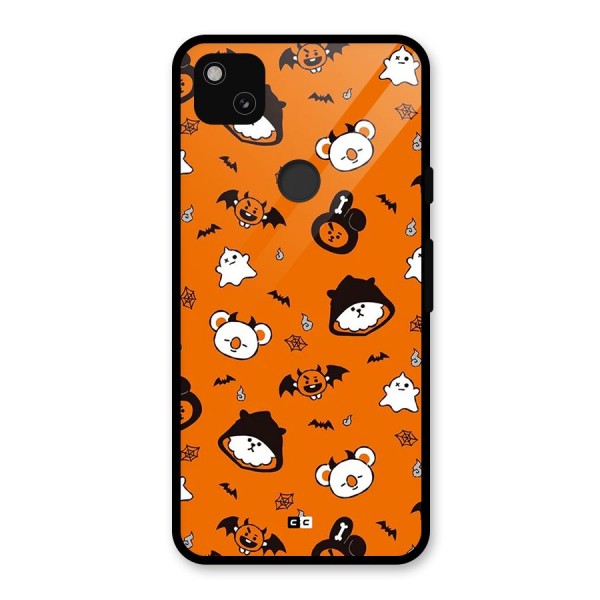 Amuse Halloween Glass Back Case for Google Pixel 4a