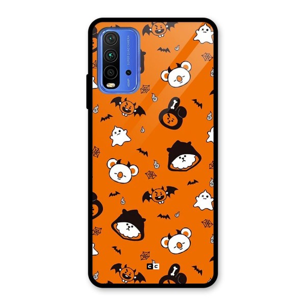 Amuse Halloween Glass Back Case for Redmi 9 Power