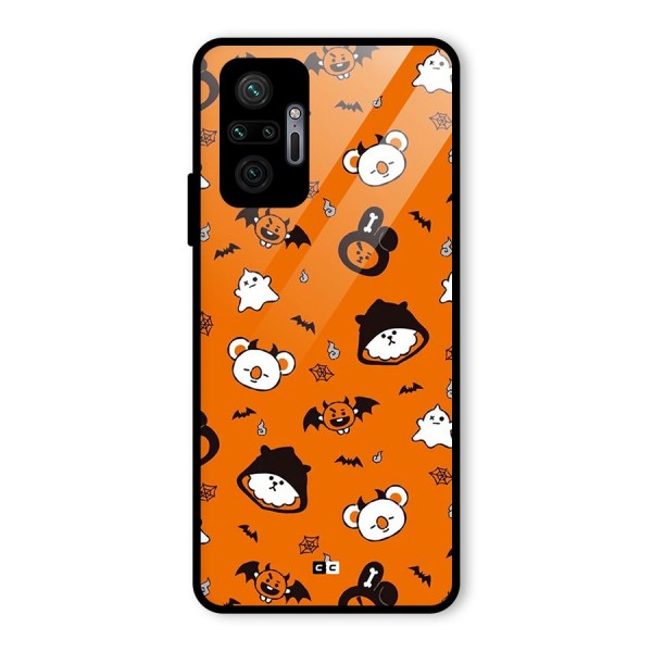 Amuse Halloween Glass Back Case for Redmi Note 10 Pro Max