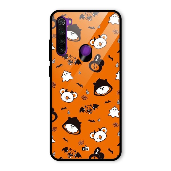 Amuse Halloween Glass Back Case for Redmi Note 8