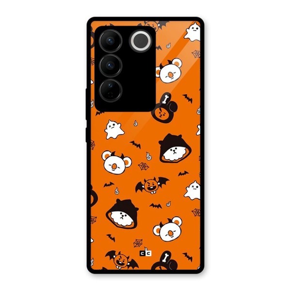 Amuse Halloween Glass Back Case for Vivo V27