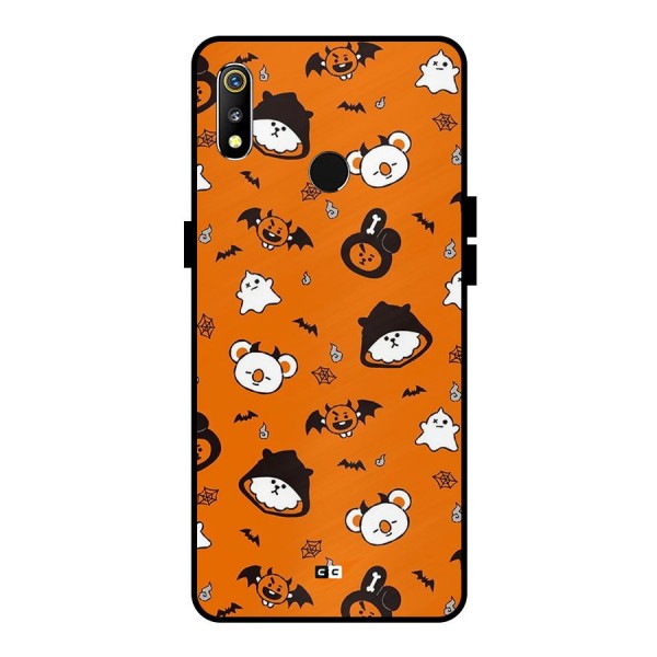 Amuse Halloween Metal Back Case for Realme 3