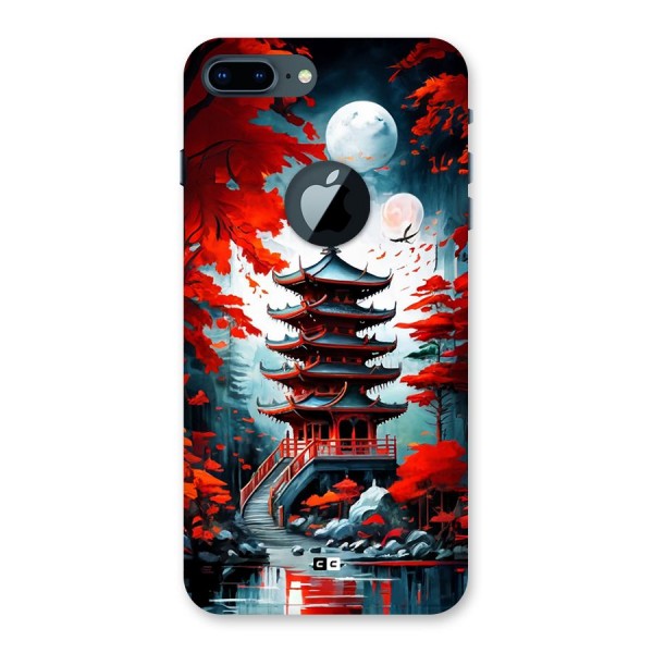 Ancient Painting Back Case for iPhone 7 Plus Logo Cut