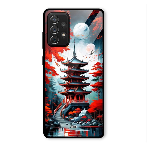 Ancient Painting Glass Back Case for Galaxy A72