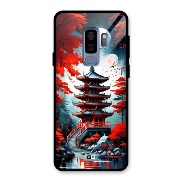 Ancient Painting Glass Back Case for Galaxy S9 Plus