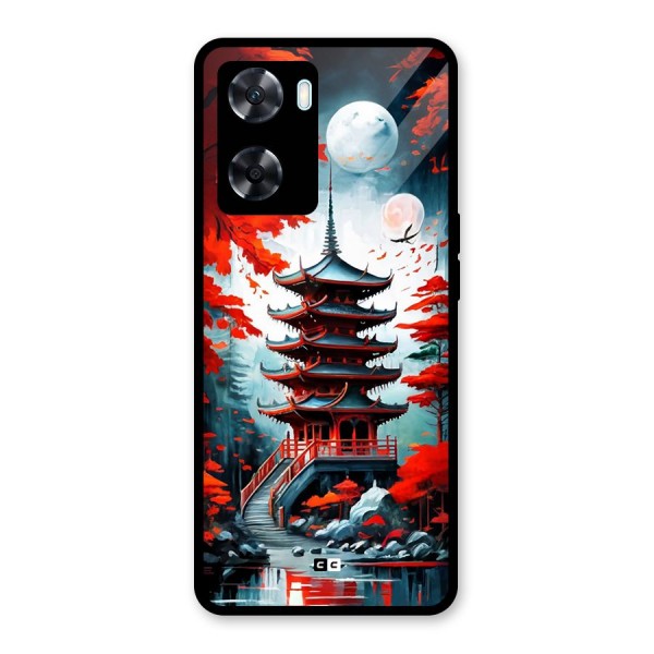 Ancient Painting Glass Back Case for Oppo A77