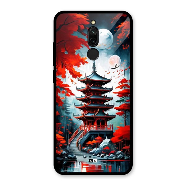 Ancient Painting Glass Back Case for Redmi 8