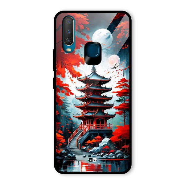 Ancient Painting Glass Back Case for Vivo Y12