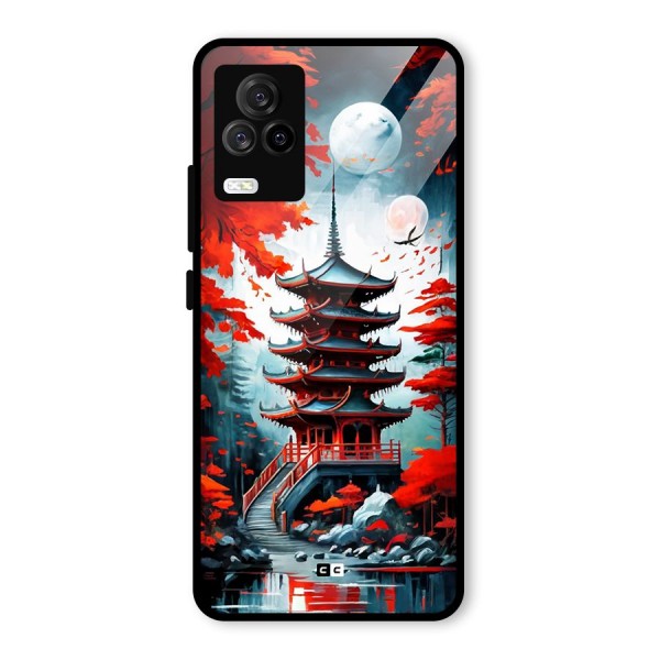 Ancient Painting Glass Back Case for Vivo iQOO 7 Legend 5G
