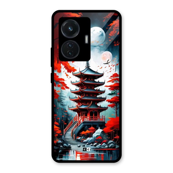 Ancient Painting Glass Back Case for iQOO Z6 44W