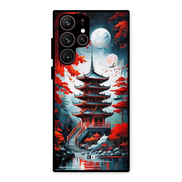 Ancient Painting Metal Back Case for Galaxy S22 Ultra 5G