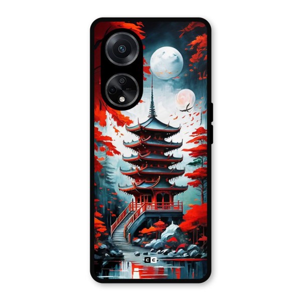 Ancient Painting Metal Back Case for Oppo F23