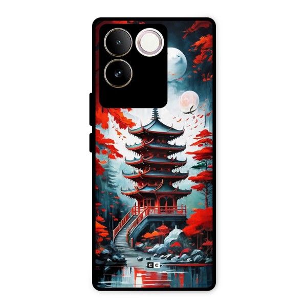 Ancient Painting Metal Back Case for iQOO Z7 Pro