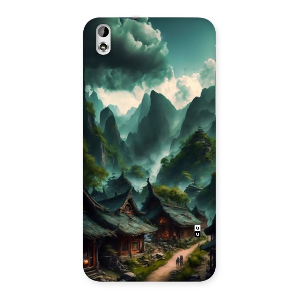 Ancient Village Back Case for Desire 816