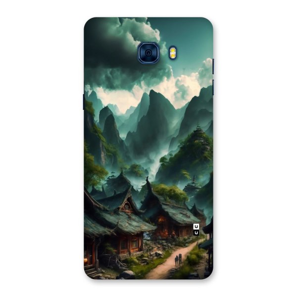 Ancient Village Back Case for Galaxy C7 Pro