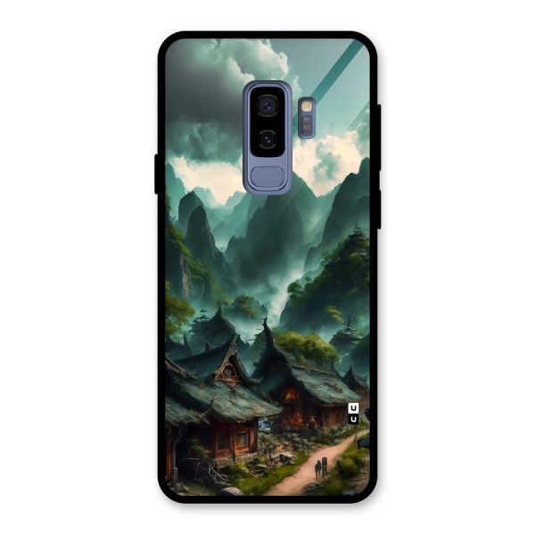 Ancient Village Glass Back Case for Galaxy S9 Plus