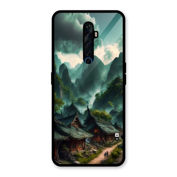 Ancient Village Glass Back Case for Oppo Reno2 F