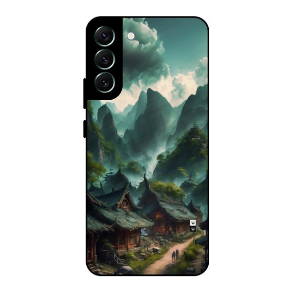 Ancient Village Metal Back Case for Galaxy S22 Plus 5G