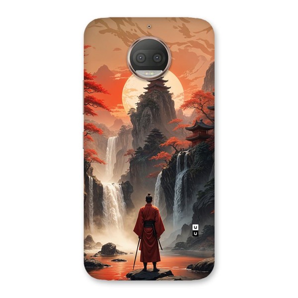 Ancient Waterfall Back Case for Moto G5s Plus