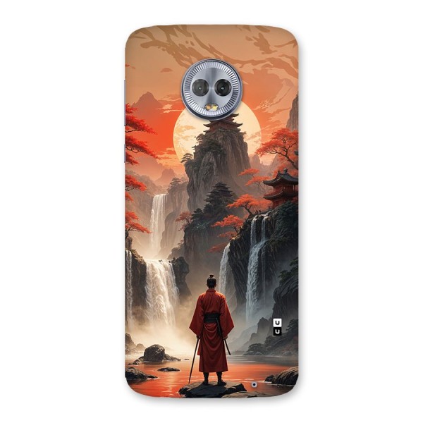 Ancient Waterfall Back Case for Moto G6 Plus