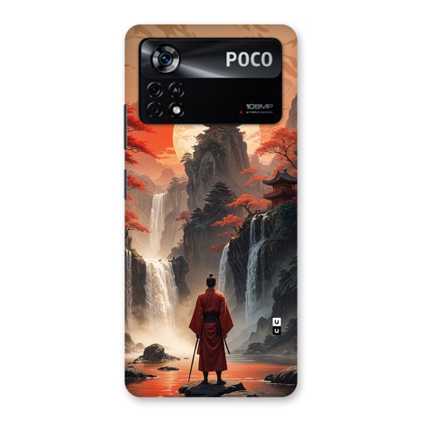 Ancient Waterfall Back Case for Poco X4 Pro 5G