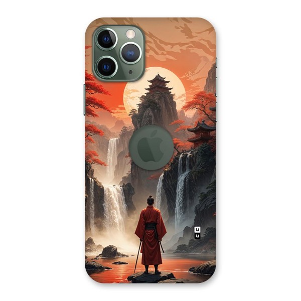 Ancient Waterfall Back Case for iPhone 11 Pro Logo Cut