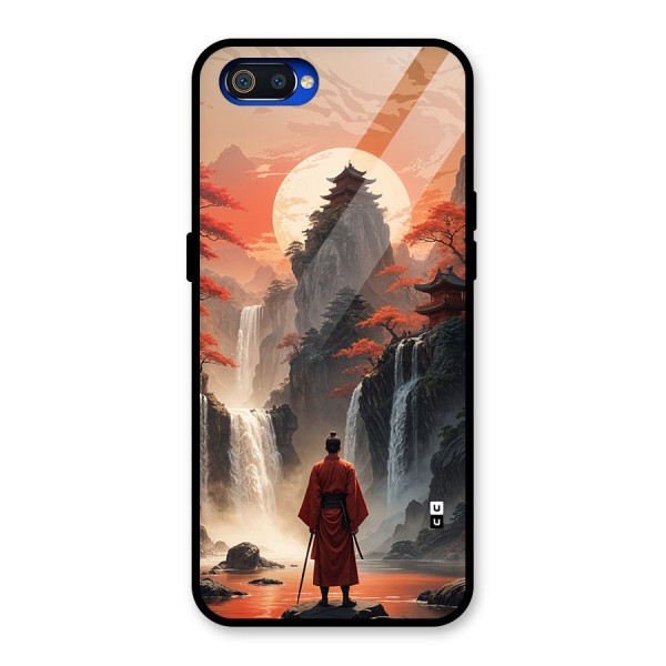 Ancient Waterfall Glass Back Case for Realme C2