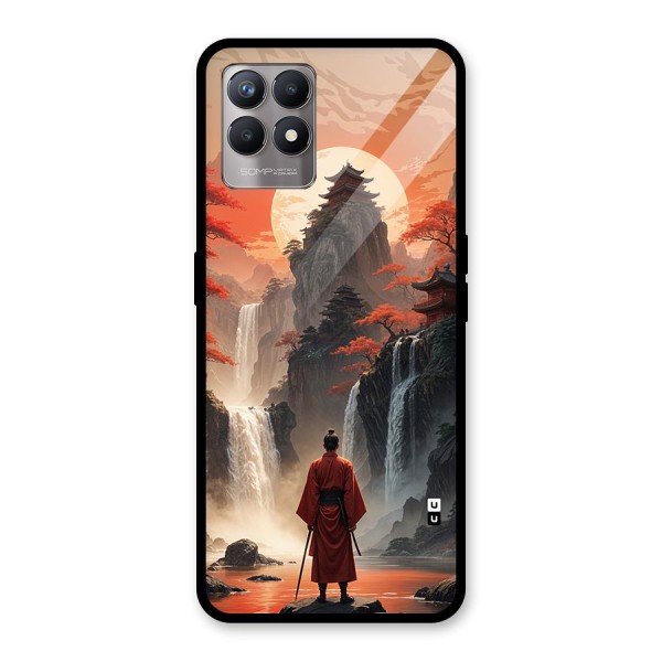 Ancient Waterfall Glass Back Case for Realme Narzo 50