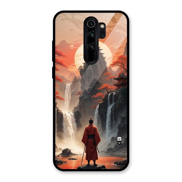 Ancient Waterfall Glass Back Case for Redmi Note 8 Pro