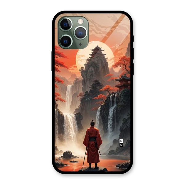 Ancient Waterfall Glass Back Case for iPhone 11 Pro
