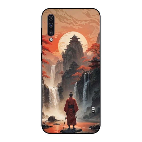 Ancient Waterfall Metal Back Case for Galaxy A30s