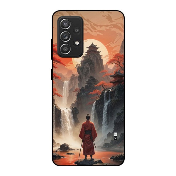 Ancient Waterfall Metal Back Case for Galaxy A52