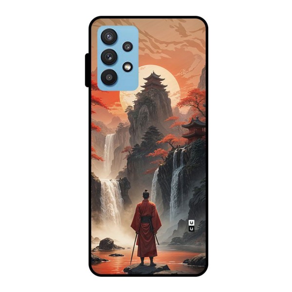 Ancient Waterfall Metal Back Case for Galaxy M32 5G